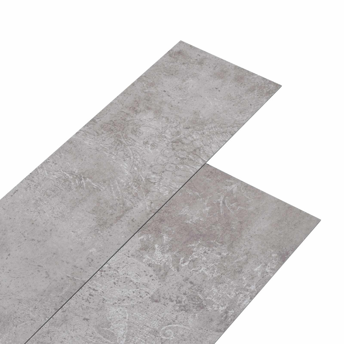 Selbstklebende PVC-Bodenplanken Erdgrau 30,5 x 61 cm 28 Stk.
