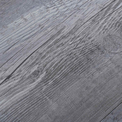 Selbstklebende PVC-Bodenplanken Mattes Holz Grau 30,5 x 61 cm