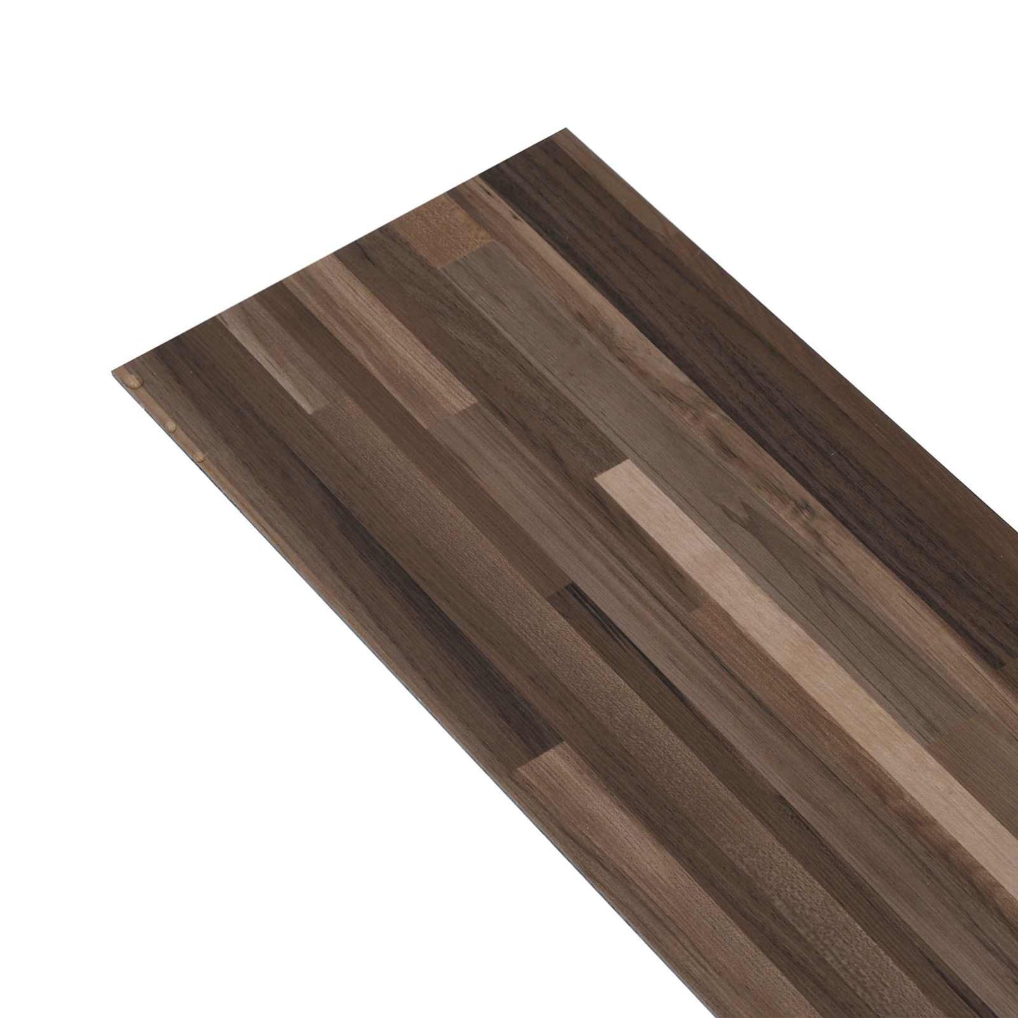 Selbstklebende PVC-Bodenplanken Gestreiftes Braun 30,5 x 61 cm