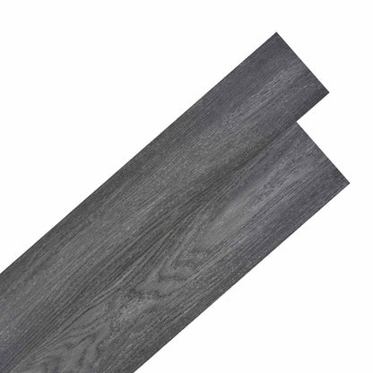 Bodenplanken Schwarz und Weiß 2,51 m² 18 Stk. PVC