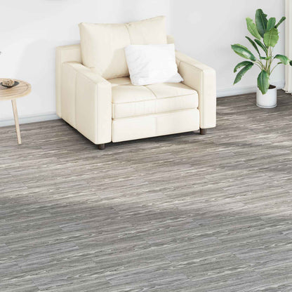 Bodenplanken Dunkelgrau 2,51 m² 18 Stk. PVC