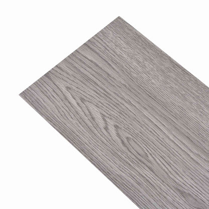 Bodenplanken Dunkelgrau 2,51 m² 18 Stk. PVC