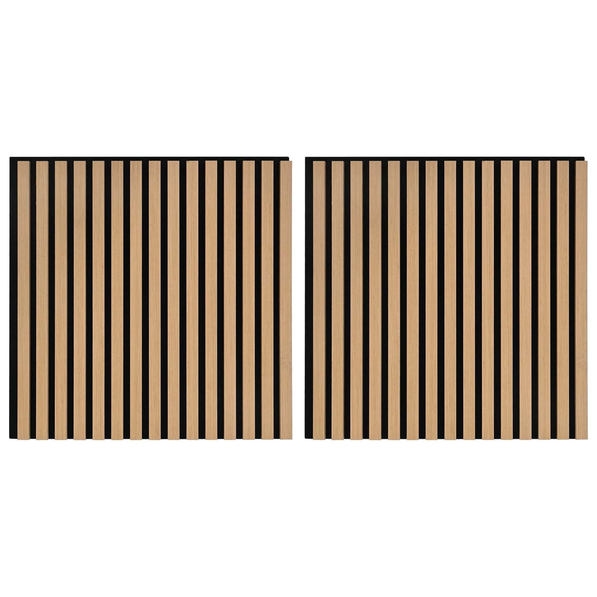 Wandpaneele 2 stk. 60,5 x 60 cm Natur