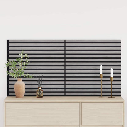 Wandpaneele 2 stk. 60,5 x 60 cm Grau