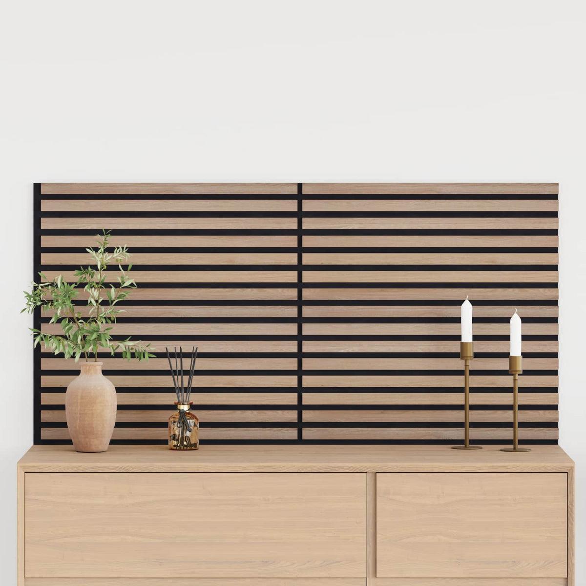 Wandpaneele 2 stk. 60,5 x 60 cm Braun
