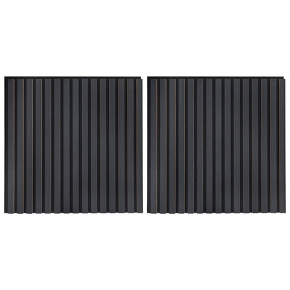 Wandpaneele 2 stk. 60,5 x 60 cm Anthrazit