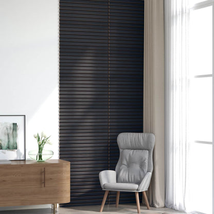 Wandpaneele 8 stk. 60,5 x 60 cm Anthrazit