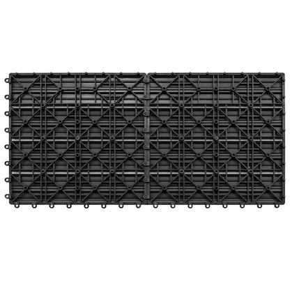 Terrassenfliese 6 stk. Grau 60 x 30 cm WPC