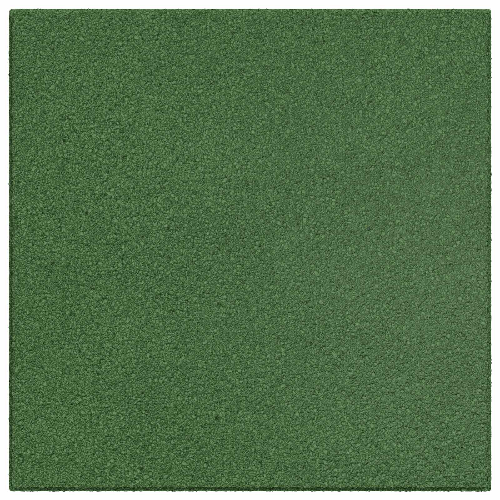 Sturzschutzfliesen 6 Stk. Grün 50 x 50 cm Gummi
