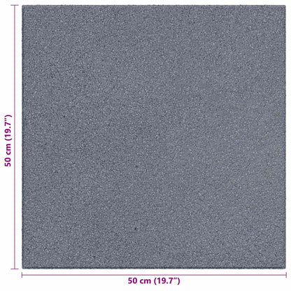 Sturzschutzfliesen 6 Stk. Grau 50 x 50 cm Gummi
