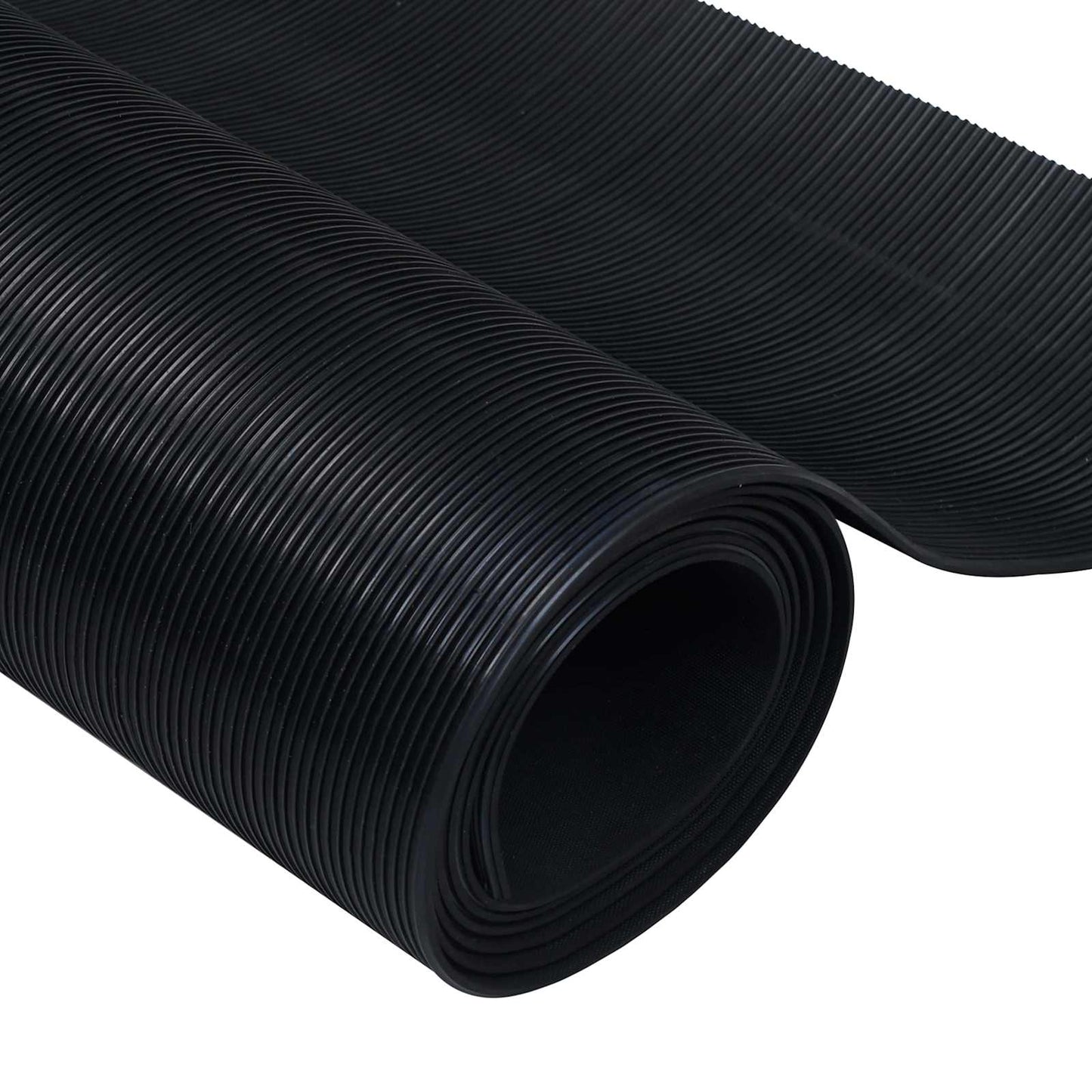 Bodenbelag Schwarz 1 x 2 m Gummi