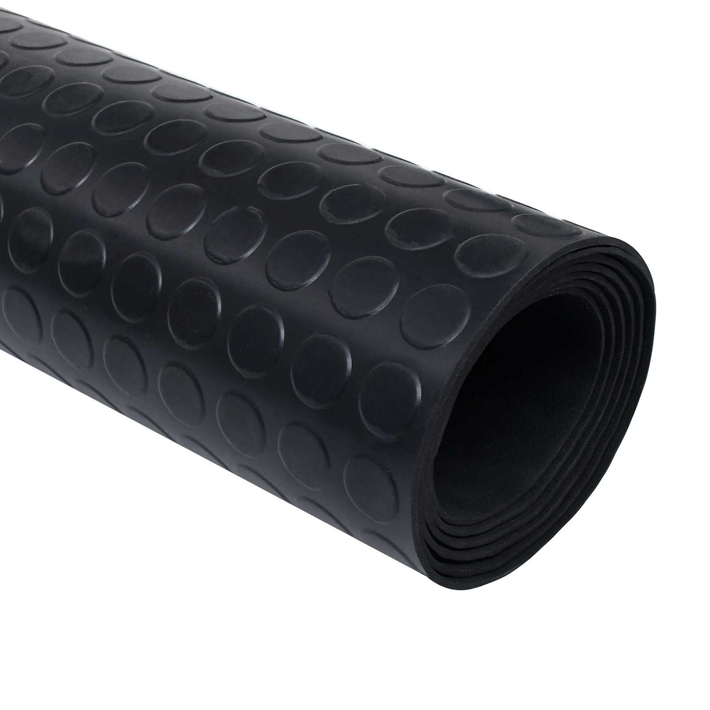 Bodenbelag Schwarz 1 x 2 m Gummi