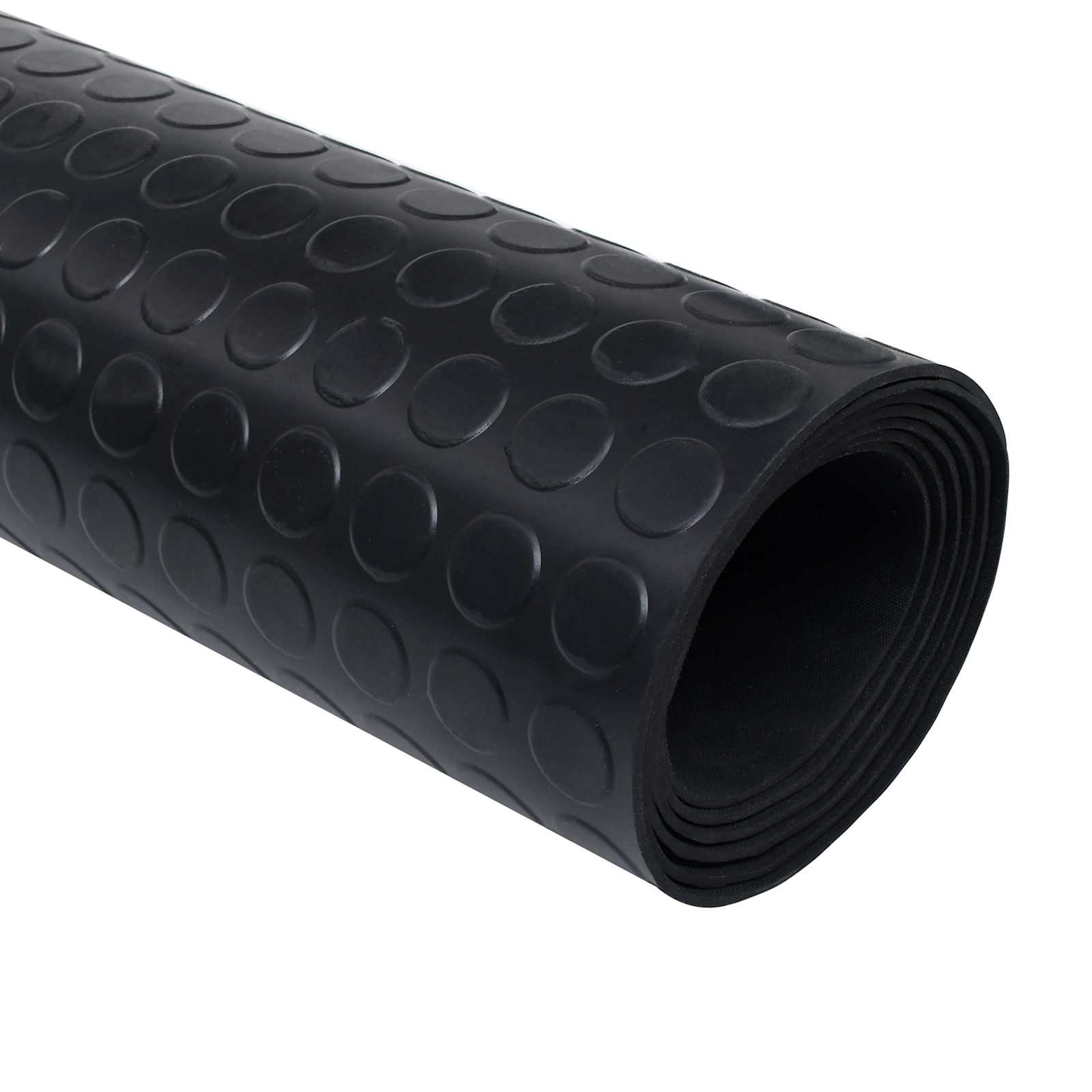 Bodenbelag Schwarz 1 x 2 m Gummi
