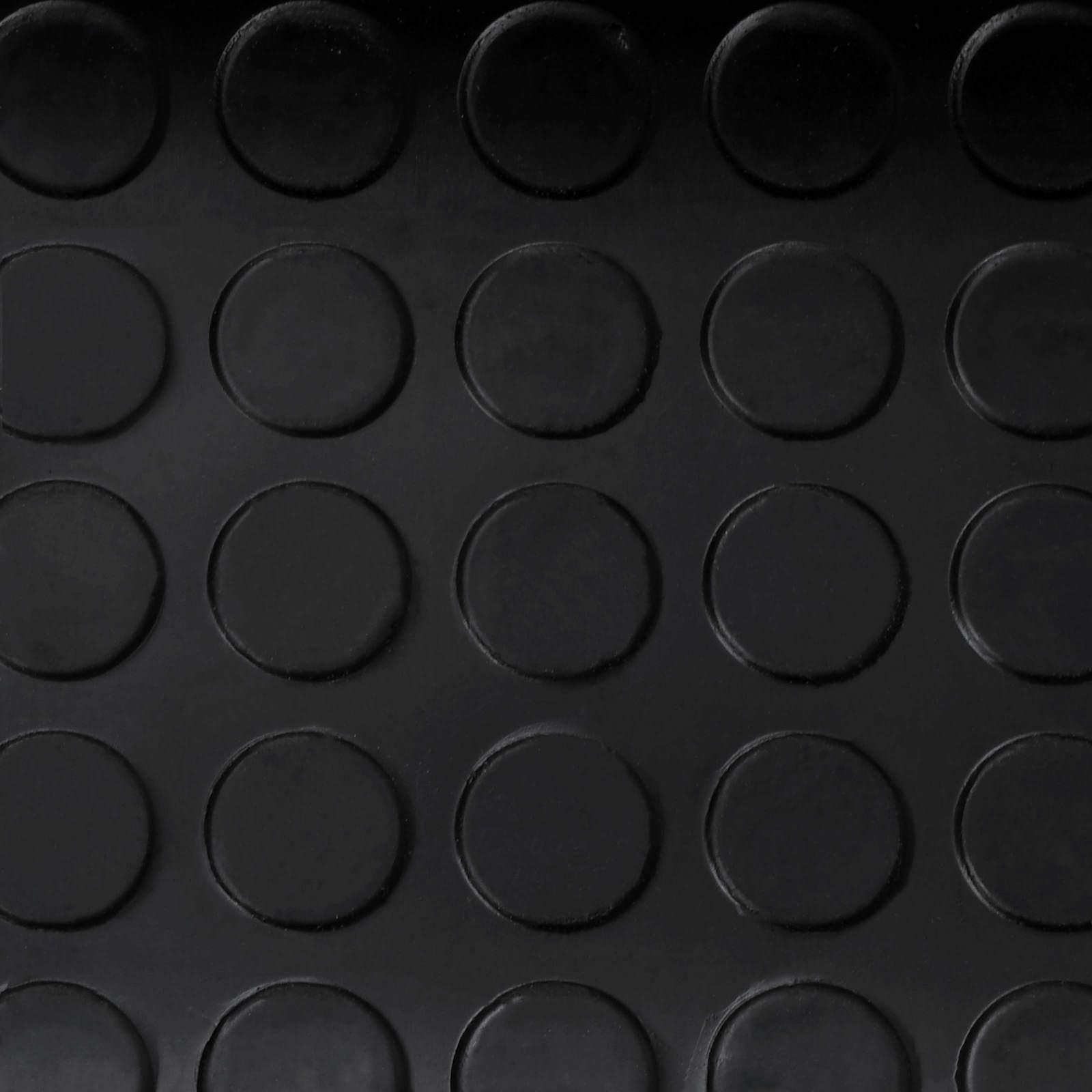 Bodenbelag Schwarz 1 x 2 m Gummi