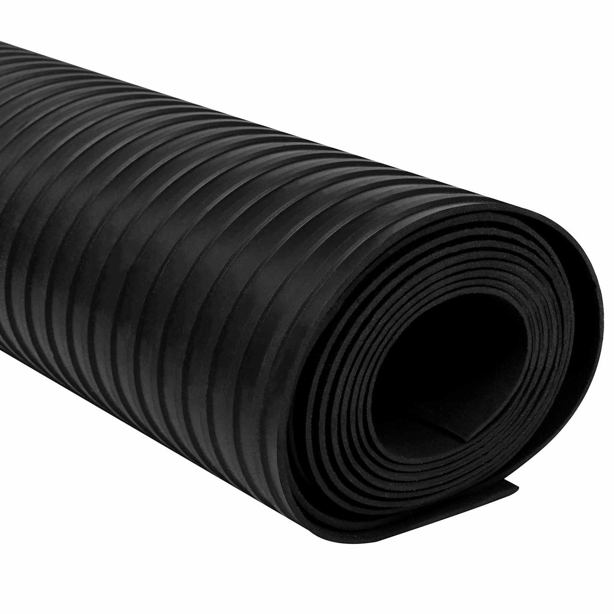 Bodenbelag Schwarz 1,5 x 2 m Gummi