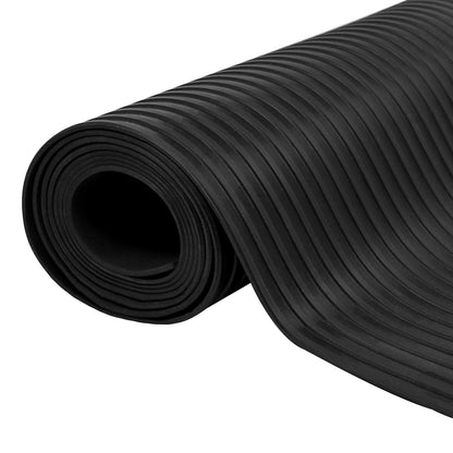 Bodenbelag Schwarz 1,5 x 2 m Gummi