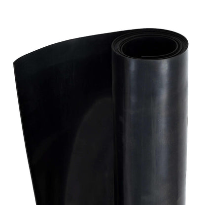 Bodenbelag Schwarz 1,2 x 5 m Gummi