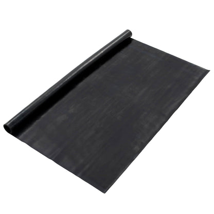 Bodenbelag Schwarz 1,2 x 5 m Gummi