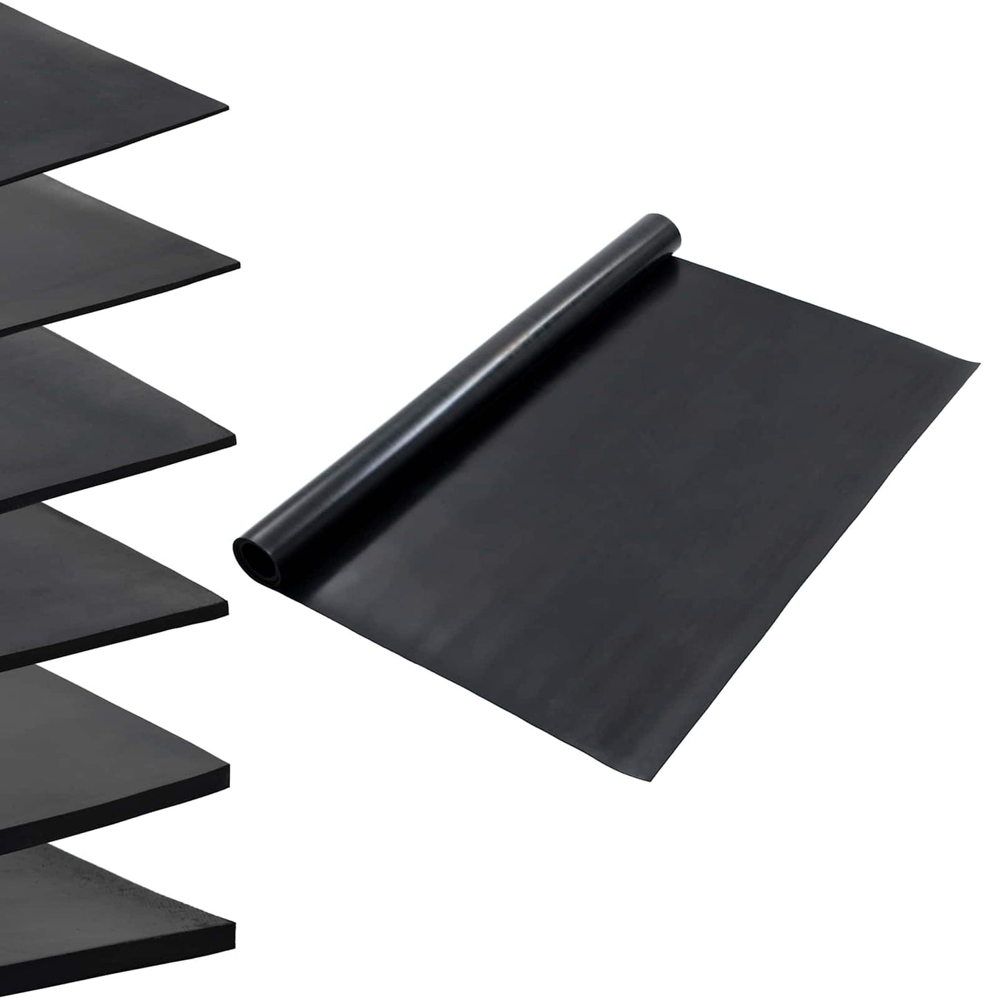 Bodenbelag Schwarz 1,2 x 2 m Gummi