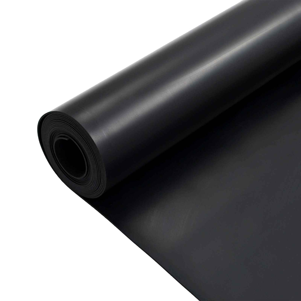 Bodenbelag Schwarz 1,2 x 5 m Gummi