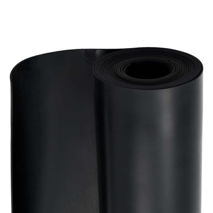 Bodenbelag Schwarz 1,2 x 5 m Gummi