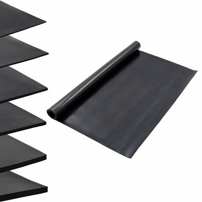 Bodenbelag Schwarz 1,2 x 2 m Gummi