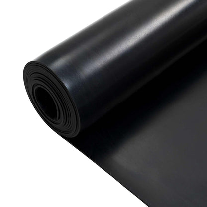 Bodenbelag Schwarz 1,2 x 5 m Gummi