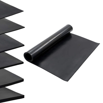 Bodenbelag Schwarz 1,2 x 2 m Gummi