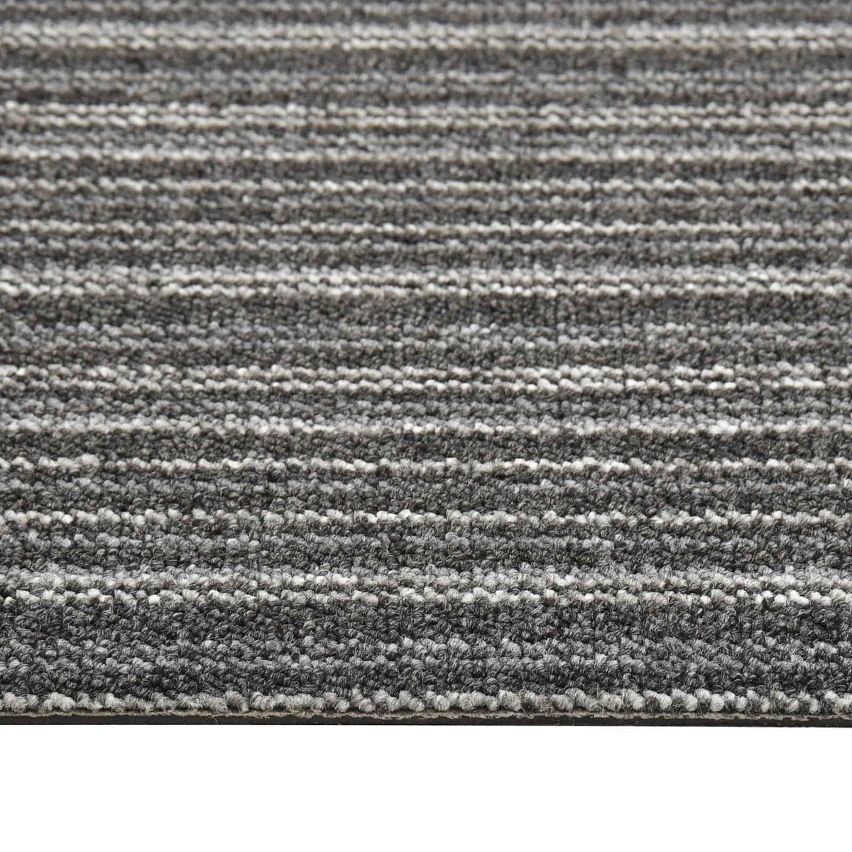 Teppich 20 stk. Gestreiftes Anthrazit 50 x 50 cm