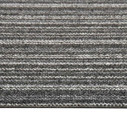 Teppich 20 stk. Gestreiftes Anthrazit 50 x 50 cm