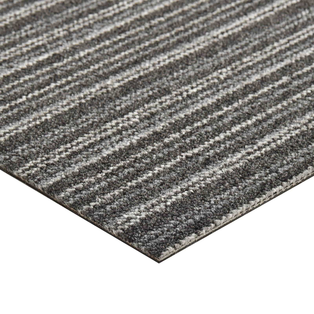 Teppich 20 stk. Gestreiftes Anthrazit 50 x 50 cm