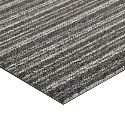Teppich 20 stk. Gestreiftes Anthrazit 50 x 50 cm