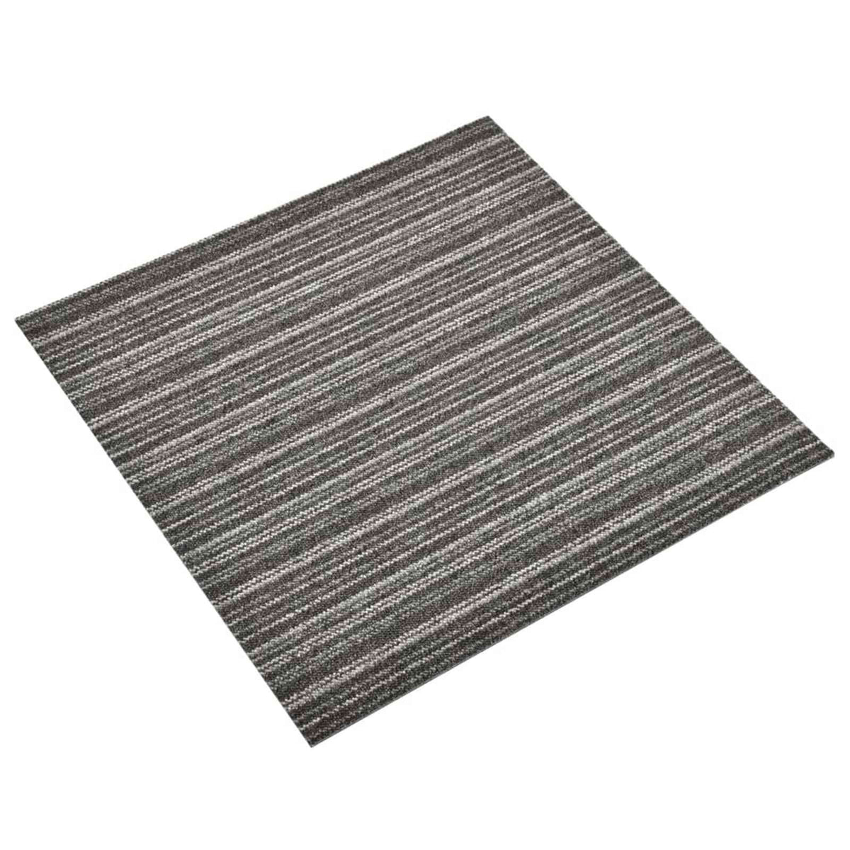 Teppich 20 stk. Gestreiftes Anthrazit 50 x 50 cm