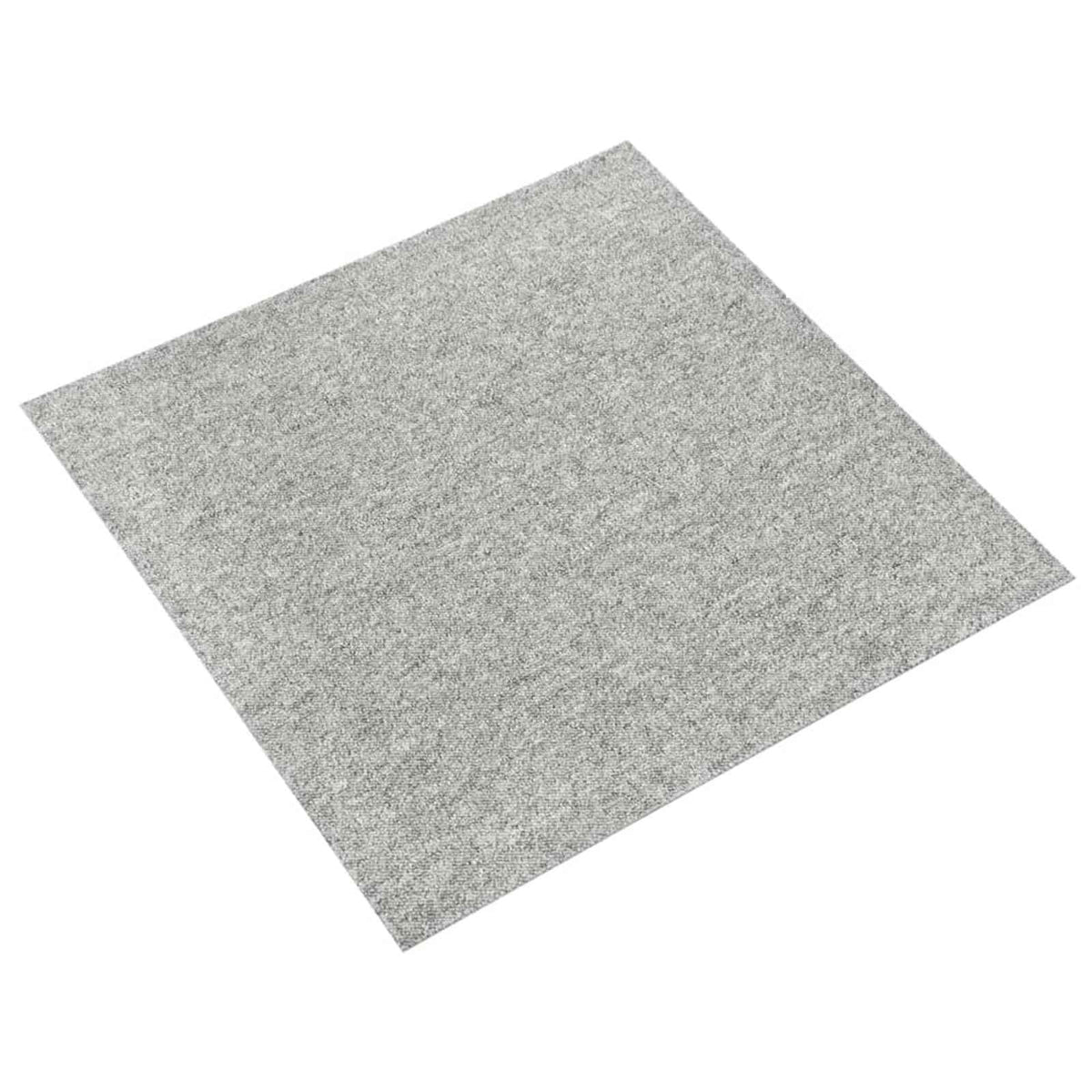 Teppich 20 stk. Hellgrau 50 x 50 cm 100% Polypropylen