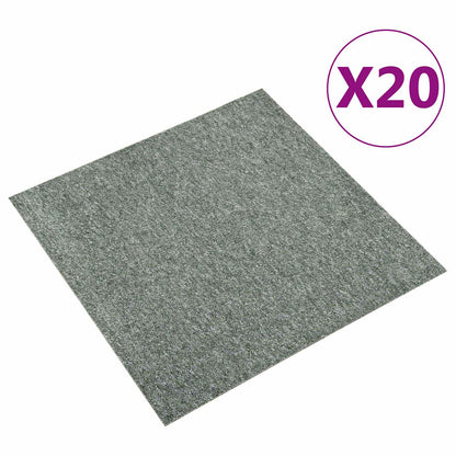 Teppich 20 stk. Grün 50 x 50 cm 100% Polypropylen
