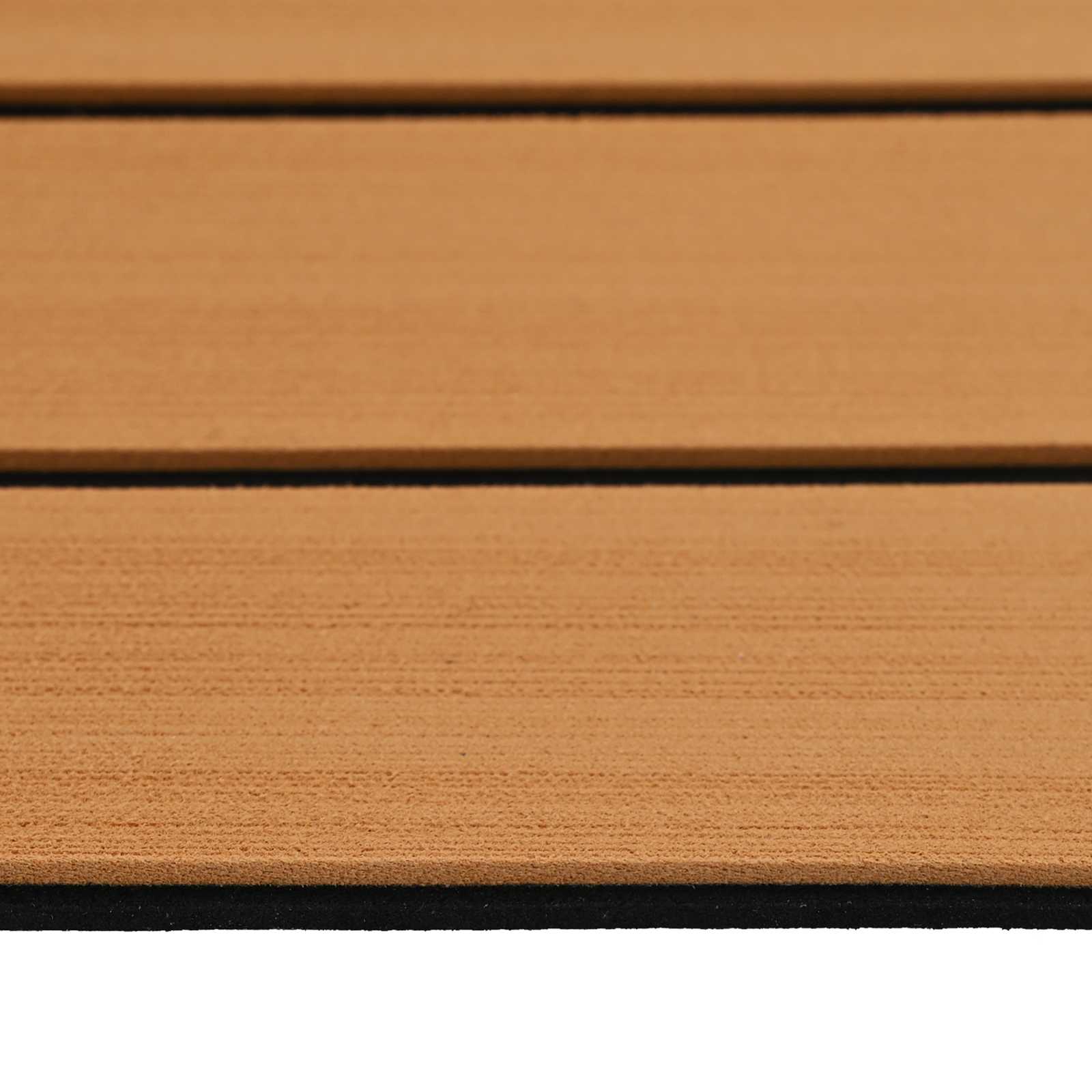 Bootsmatte Braun und Schwarz 240 x 90 cm EVA