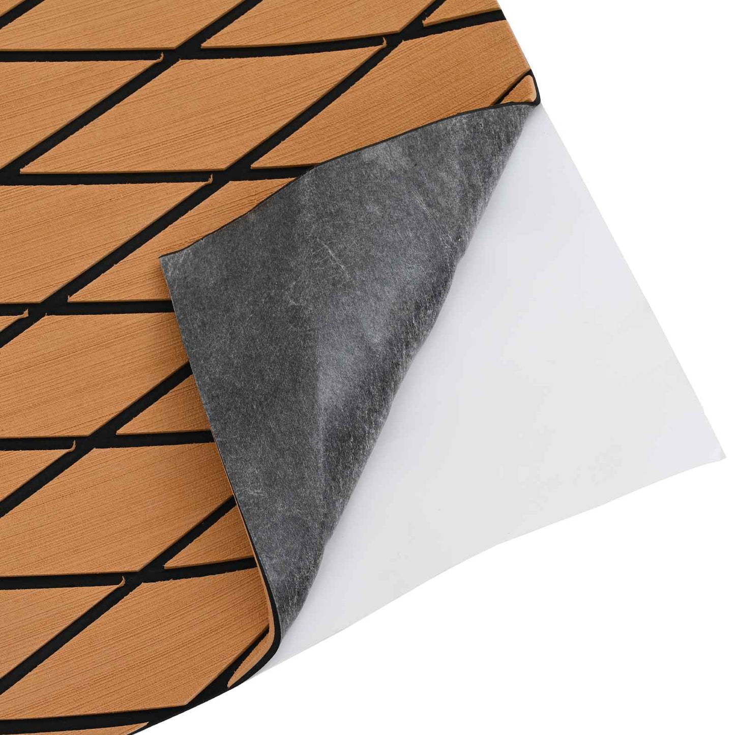 Bootsmatte Gestreift Braun und Schwarz 190 x 70 cm EVA