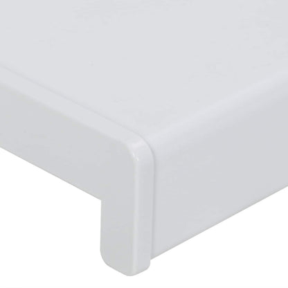 Fensterbank Weiß 120 x 15 x 4,5 cm PVC