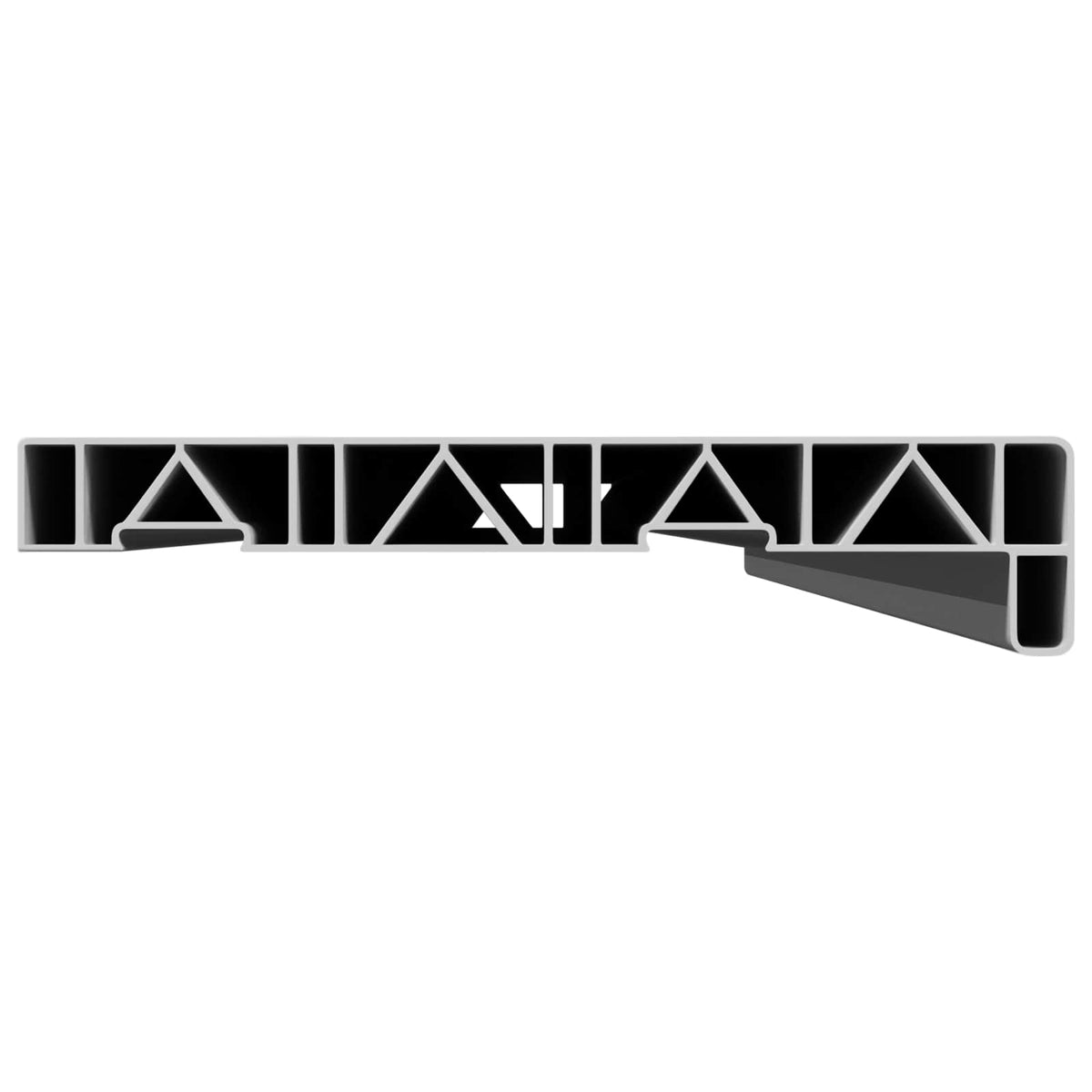 Fensterbank Weiß 140 x 25 x 4,5 cm PVC