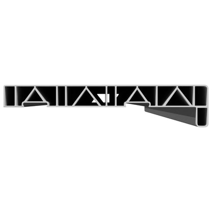Fensterbank Weiß 140 x 25 x 4,5 cm PVC