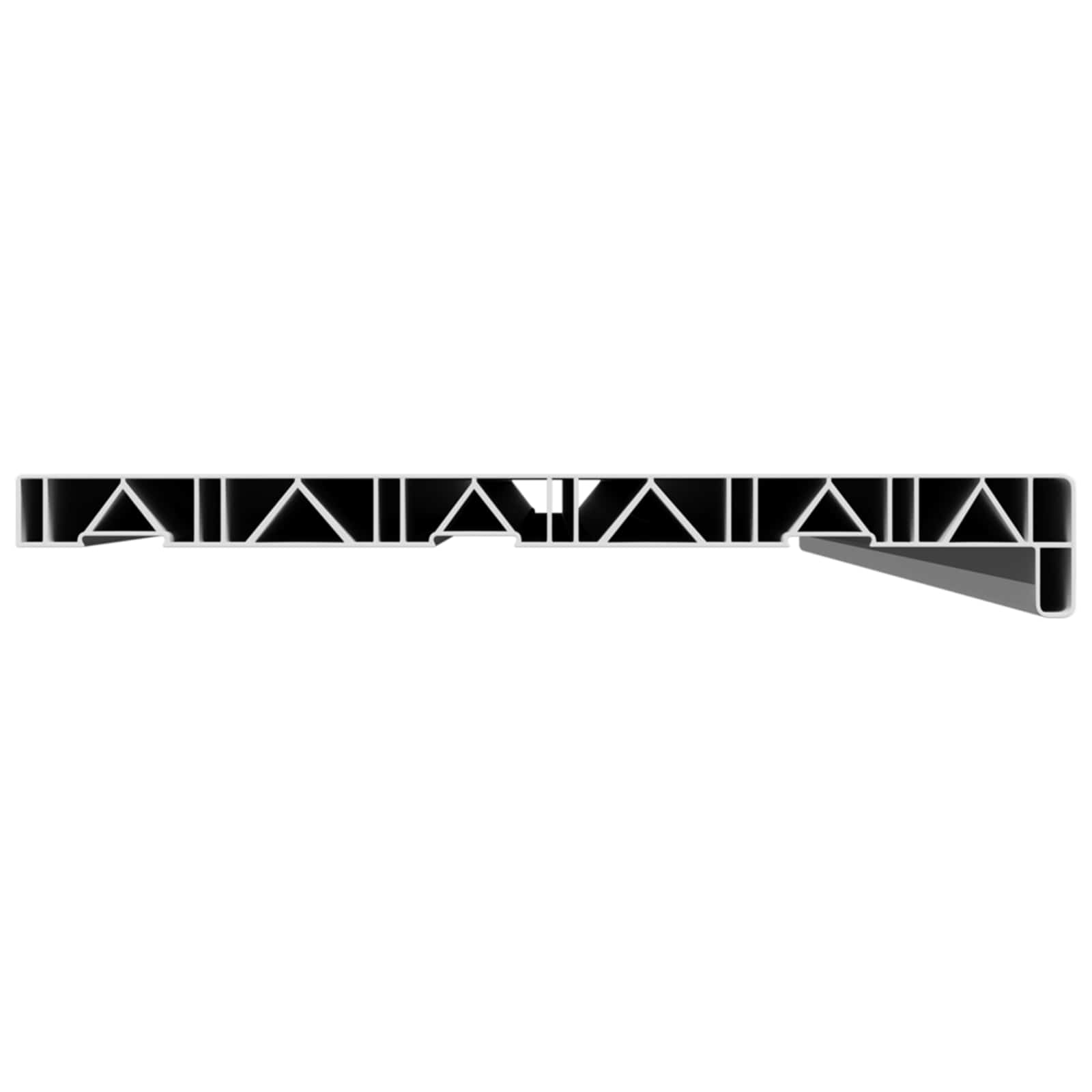 Fensterbank Weiß 140 x 30 x 4,5 cm PVC