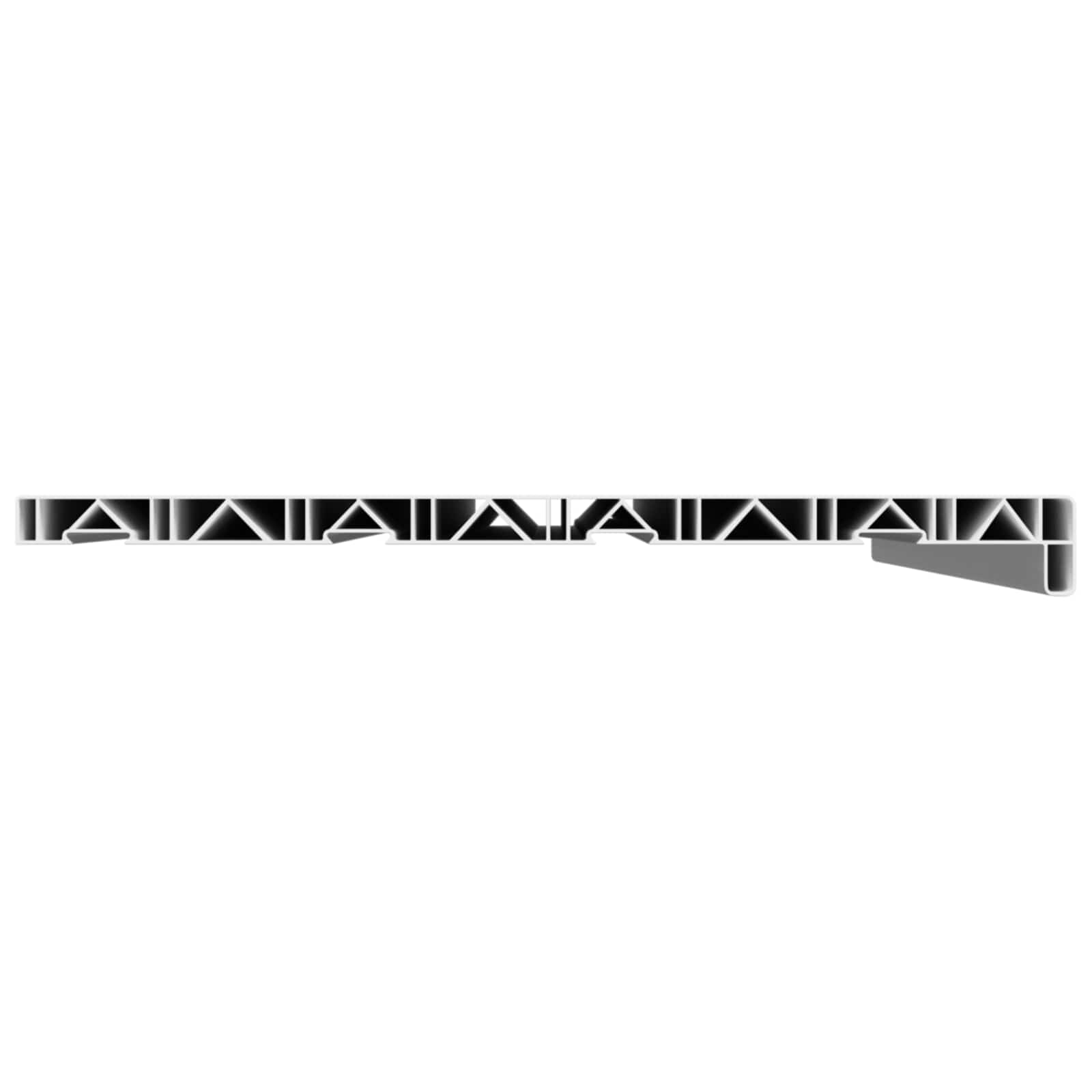 Fensterbank Weiß 80 x 40 x 4,5 cm PVC