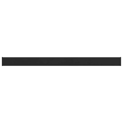 Fensterbank Schwarz mit Holzmaserung 120 x 15 x 4,5 cm PVC