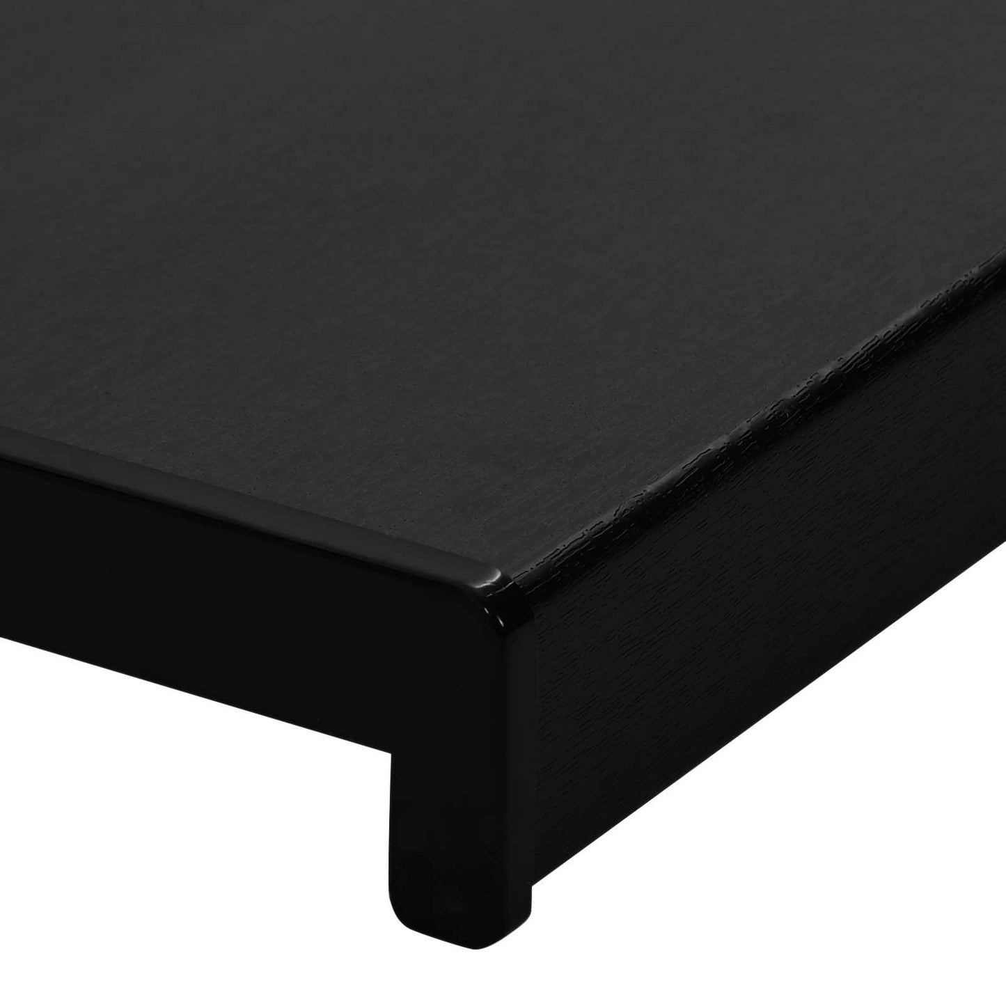 Fensterbank Schwarz mit Holzmaserung 140 x 15 x 4,5 cm PVC