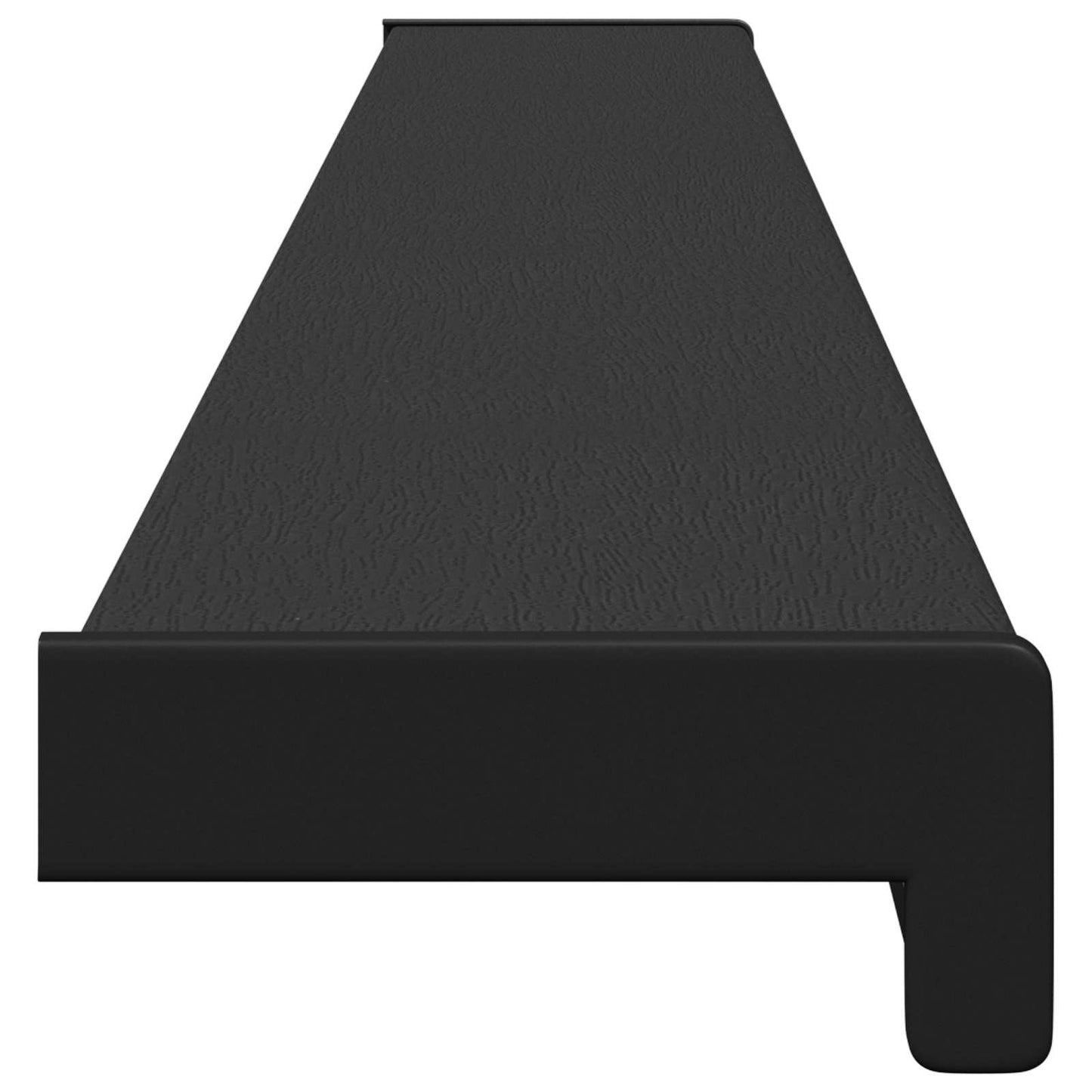 Fensterbank Schwarz mit Holzmaserung 140 x 15 x 4,5 cm PVC