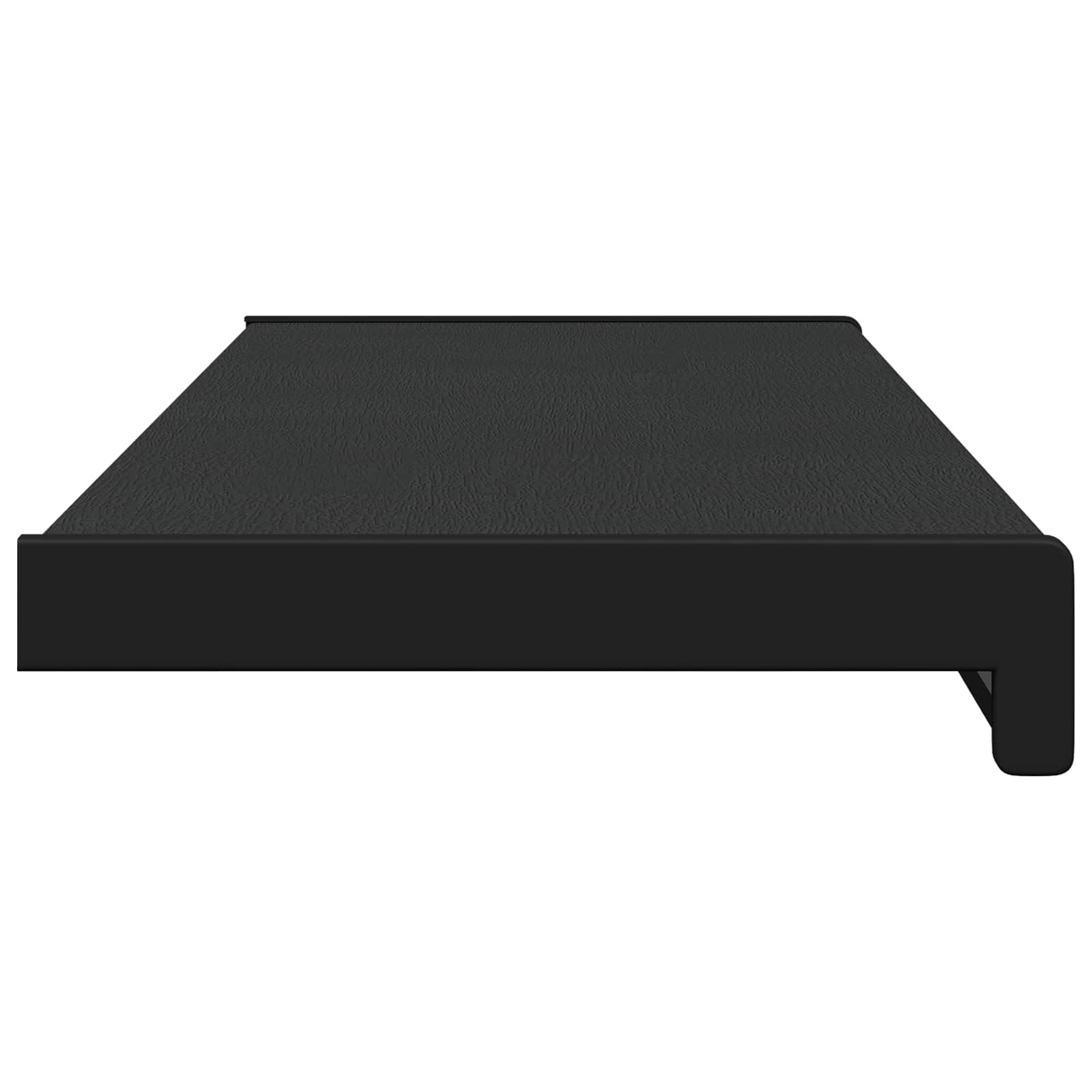 Fensterbank Schwarz mit Holzmaserung 100 x 20 x 4,5 cm PVC