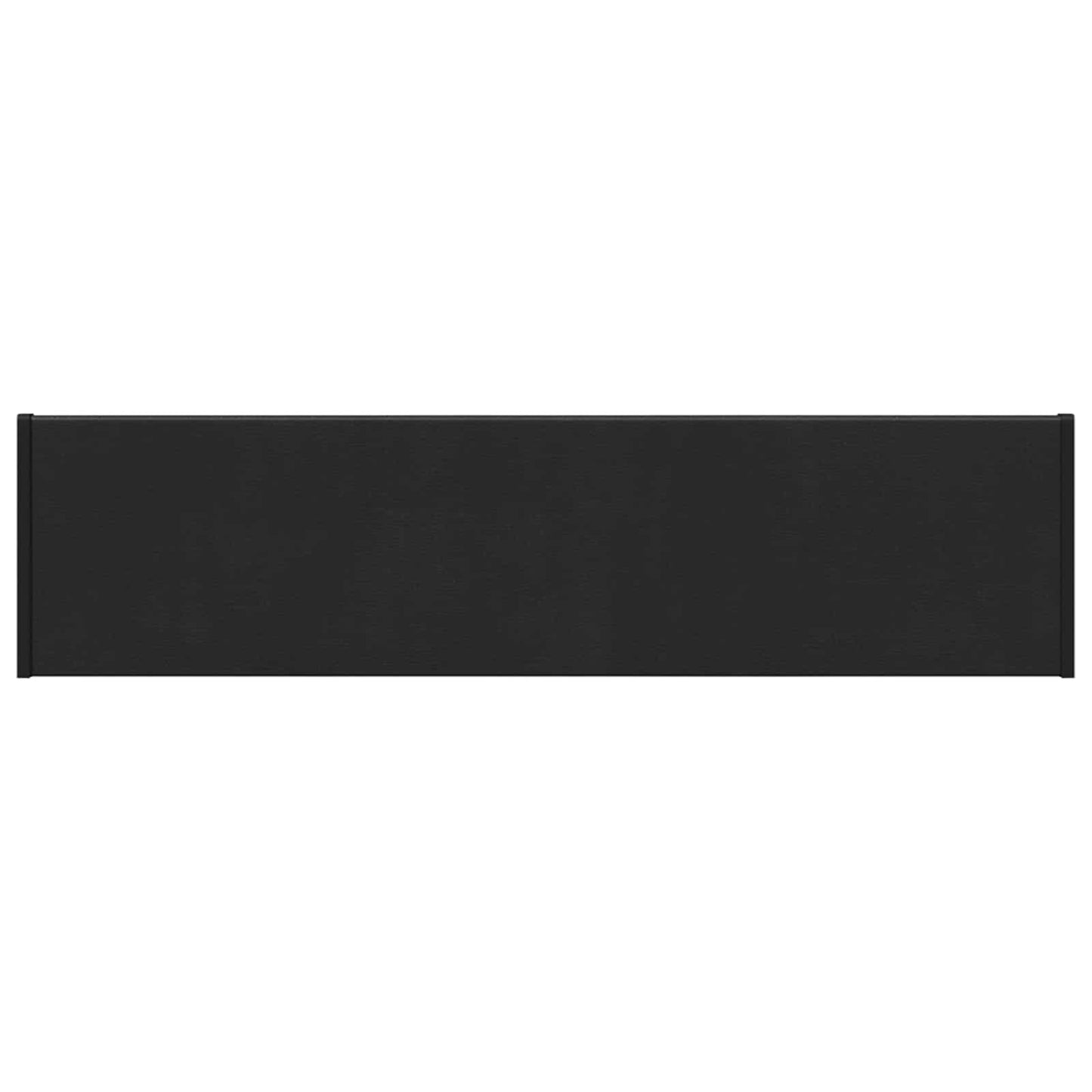 Fensterbank Schwarz mit Holzmaserung 60 x 25 x 4,5 cm PVC