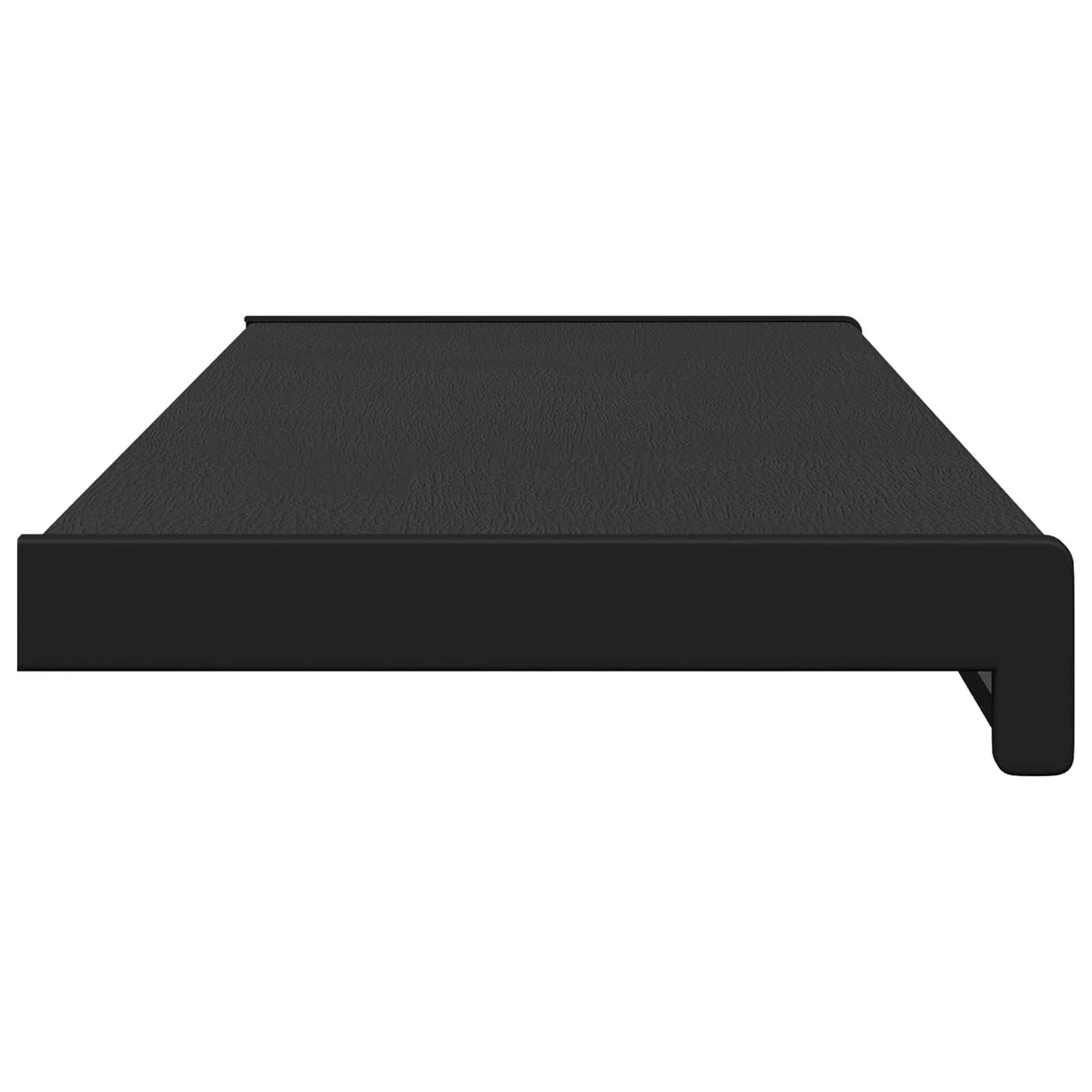 Fensterbank Schwarz mit Holzmaserung 80 x 25 x 4,5 cm PVC