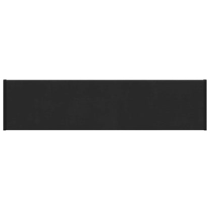 Fensterbank Schwarz mit Holzmaserung 80 x 25 x 4,5 cm PVC