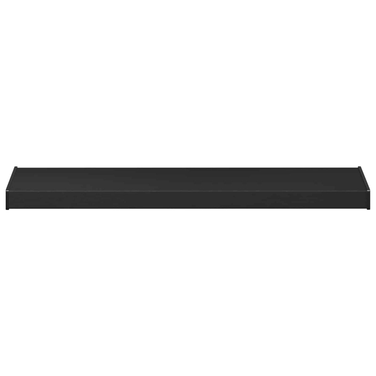 Fensterbank Schwarz mit Holzmaserung 60 x 30 x 4,5 cm PVC
